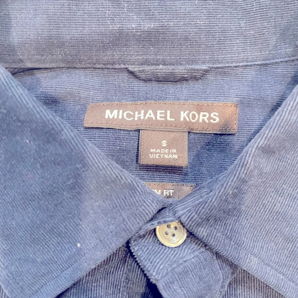 Men’s Michael Kors Navy Blue Long Sleeve - Picture 3 of 4